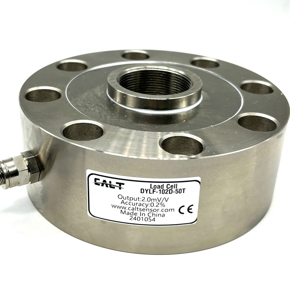 

CALT high precision spoke type load cell sensor DYLF-102 50T for force measurement