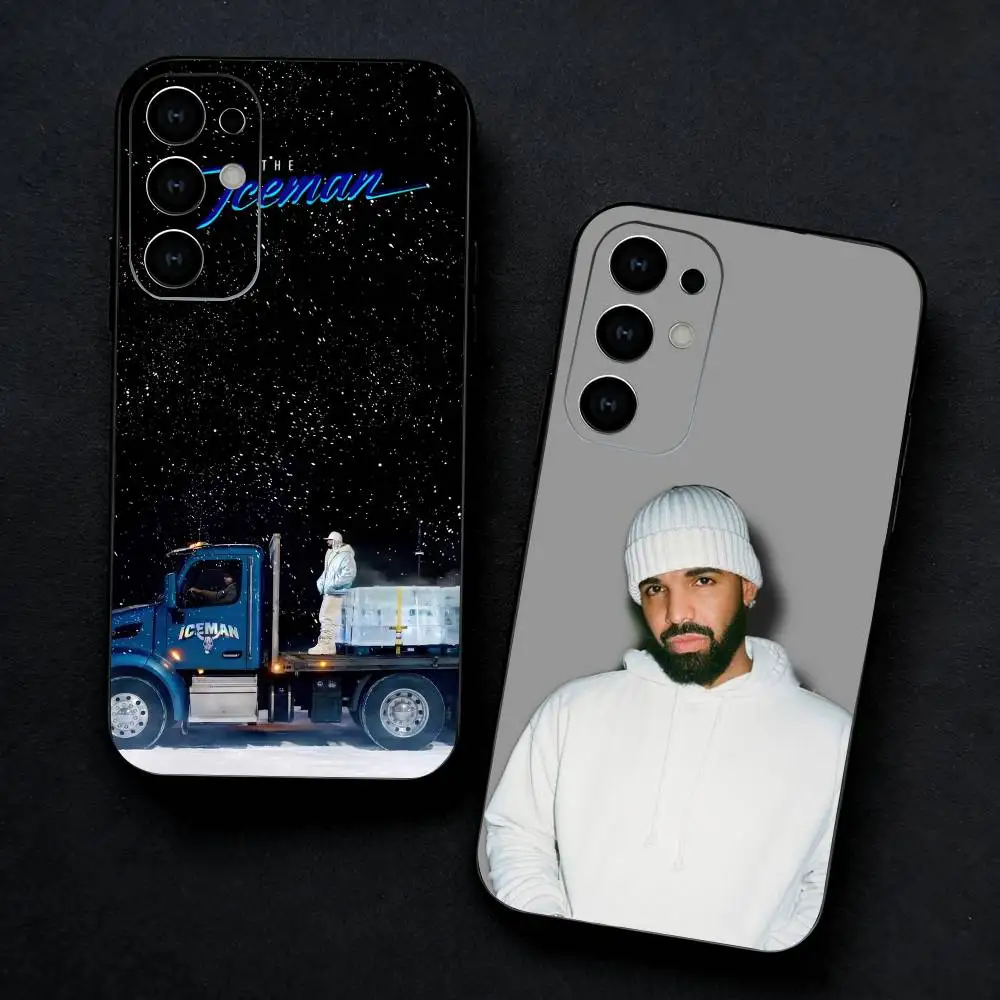 Trendy Rapper Drake ICEMAN Phone Case For Samsung S25,S24,S23,S22,S21,S20,Ultra,Plus,FE Black Soft Cover