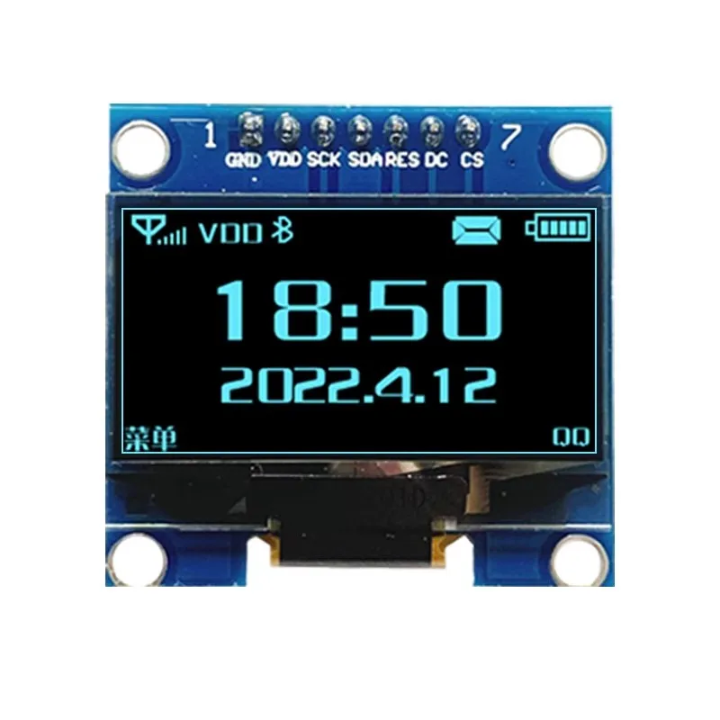 1.3*64 128 cal 7 pin SPI/I2C SSH1116 moduł wyświetlacza LCD OEd dla Arduino AVR PIC STM32