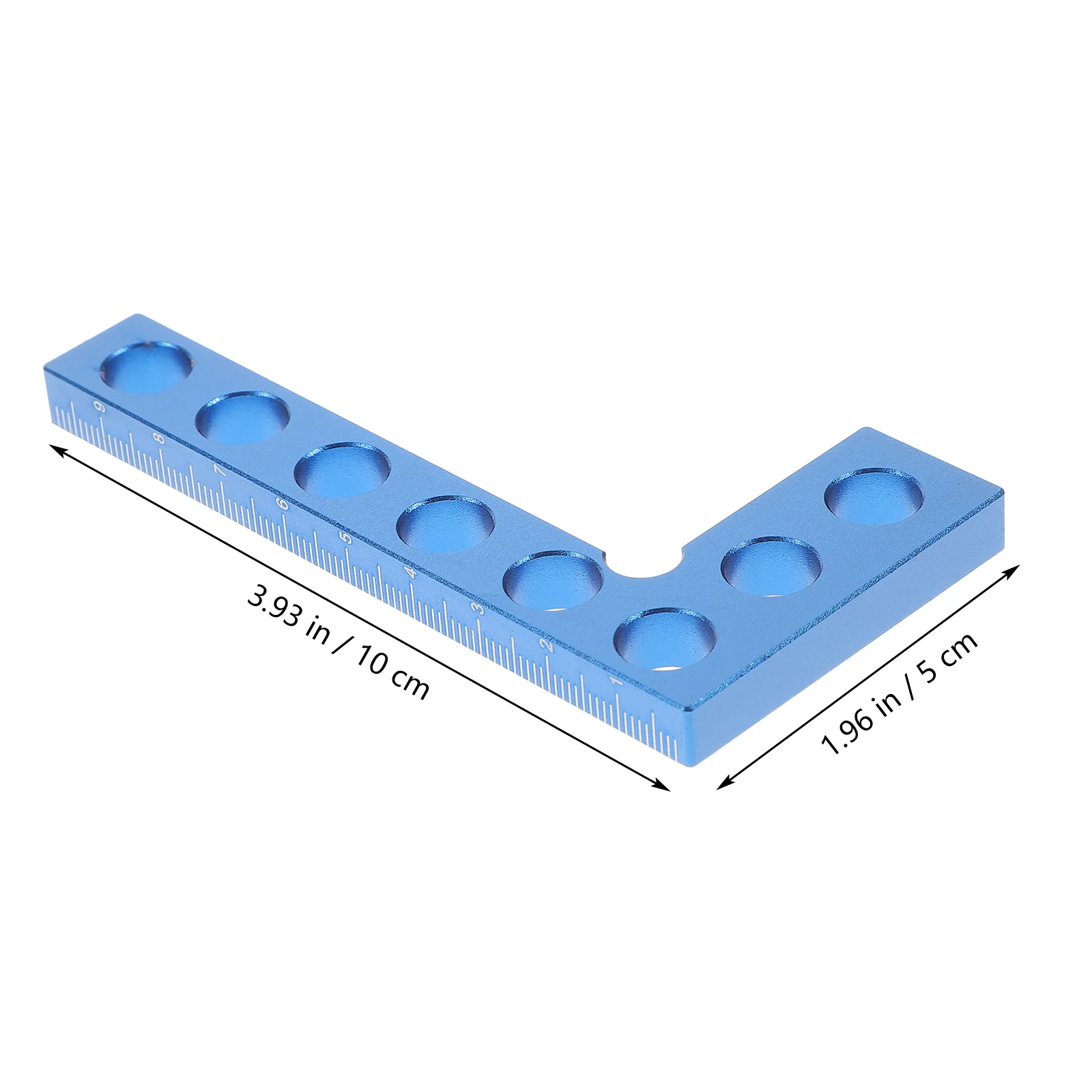 

Aluminum Alloy Carpenter Square Ruler Durable Lightweight Woodworking Measuring Tool Compact Machinist Square Metal Ruler