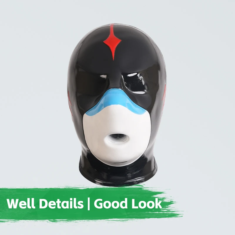 Furrjoi-mascarilla realista de silicona para Dron de tiburón, disfraces de Cosplay, capucha de juego para mascotas, fetiche peludo, tocado de fiesta, gorro de Halloween