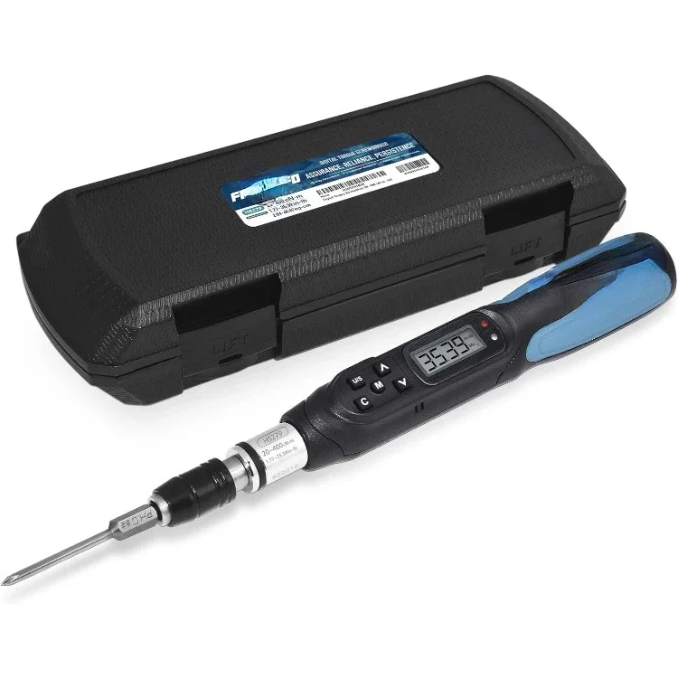 H5279 Digital Torque Screwdriver, Dual Direction 1.77-35.39 in-lbs. / 20-400 cN-m / 2.04-40.82 kg-cm, LED and Buzzer