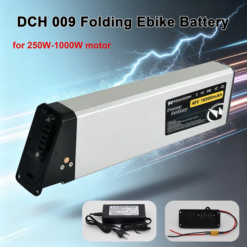 48V 16Ah Replacement Batteries for DCH-009 New Engwe EP-2 Pro Engine Pro Upgraded Version for MATE X Bike Battery with Charger