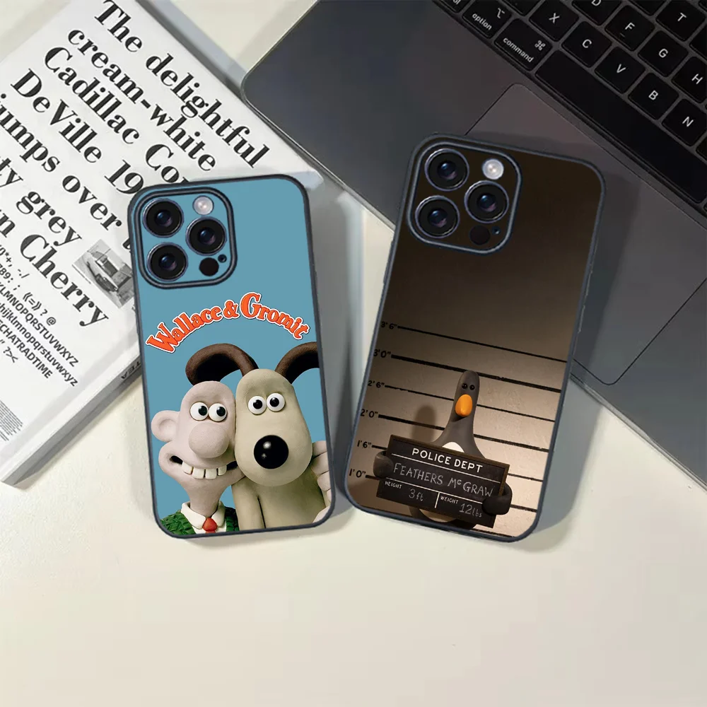 W-WallaceS cute G-Gromit Phone Case For iPhone 16 15 14 13 12 11 PRO MAX PLUS Mini TPU Soft to Skin-friendly case