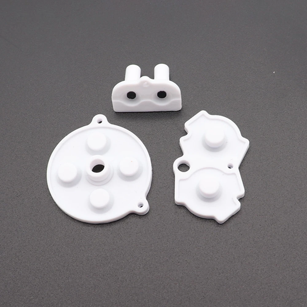 1 Juego de almohadillas conductoras de botón de goma GBA para teclado Game Boy Advance A-B d-pad botones de selección de inicio almohadillas conductoras