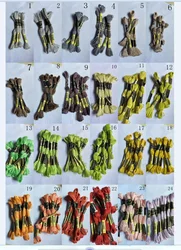 Oneroom 10個dmc1-35new色クロスステッチの糸/クロスステッチ刺繍糸/カスタムスレッド色08