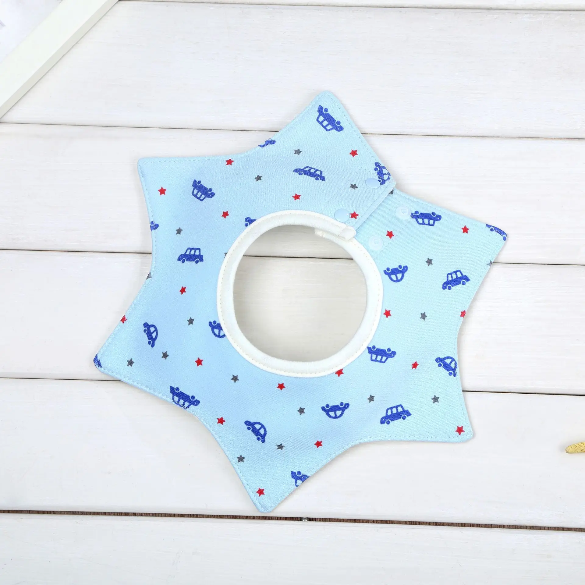 4 Layers Cotton Baby Waterproof Bibs Infants Floral Print Feeding Saliva Towel Newborn Toddler Soft Burp Cloth For Cute Kid Bib