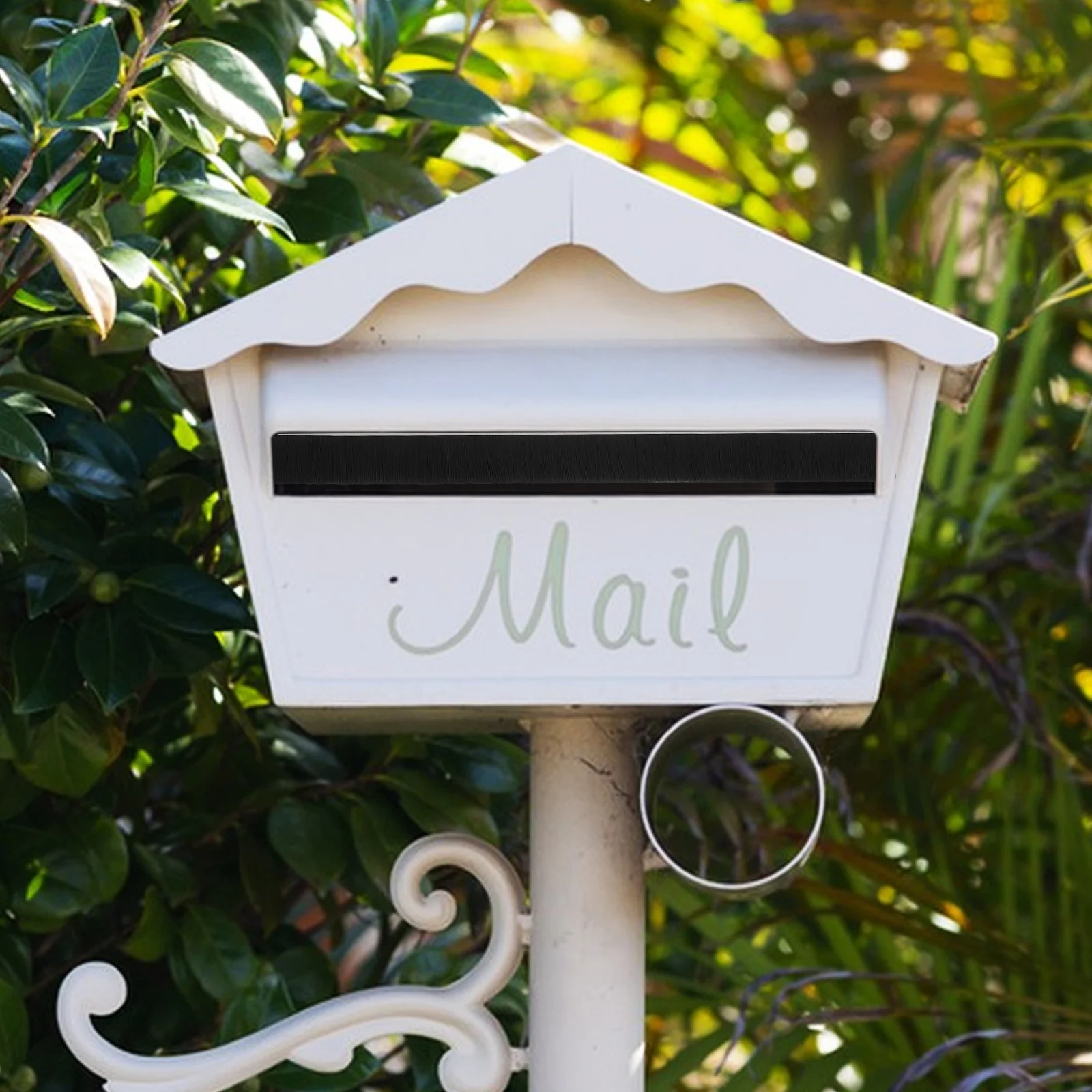 

2pcs Seal Strip Bristled For Letter Box Dust Water Resistant Durable Nylon Material Easy Installation Cleaning Office Home