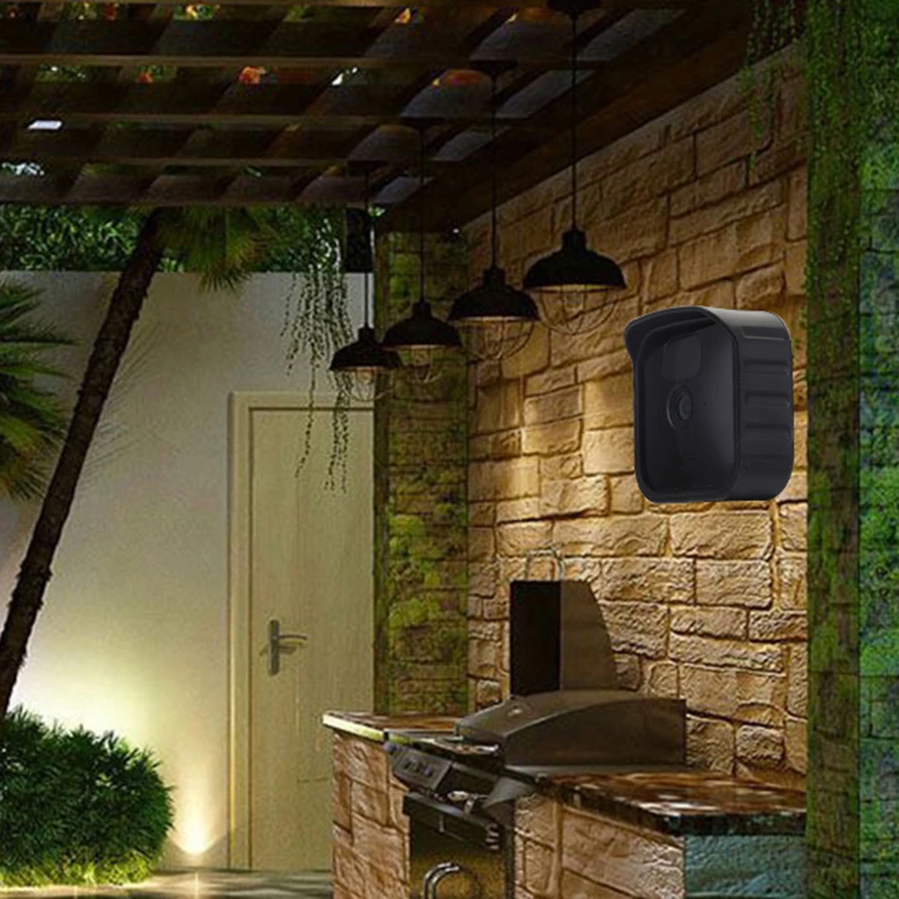 1/3Pcs Silikon Kamera Schutzhülle Wetterfeste Schützende Haut Abdeckung Anti-Uv mit Hut Krempe für blink Outdoor Indoor XT1 XT2