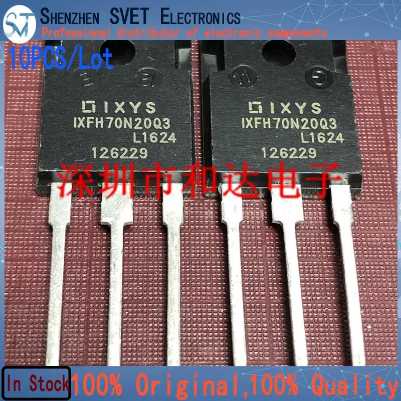 10PCS/lot IXFH70N20Q3  MOS TO-247 200V 70A High Power Triode 100% Original