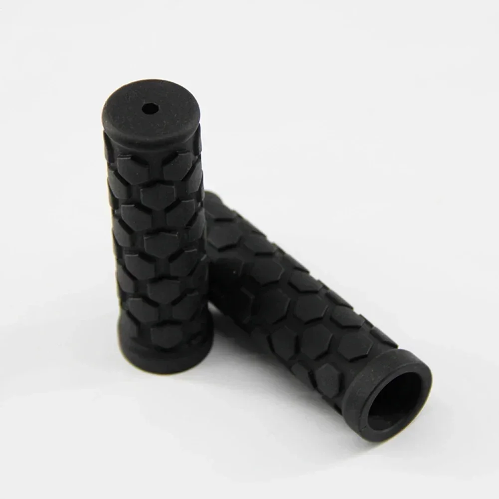 SPORTFUN Bicycle Bike Handle Handlebar 22mm Anti Slip Rubber Grip Bicycle Handle Handlebar Black Comfortable Rubber Transparent