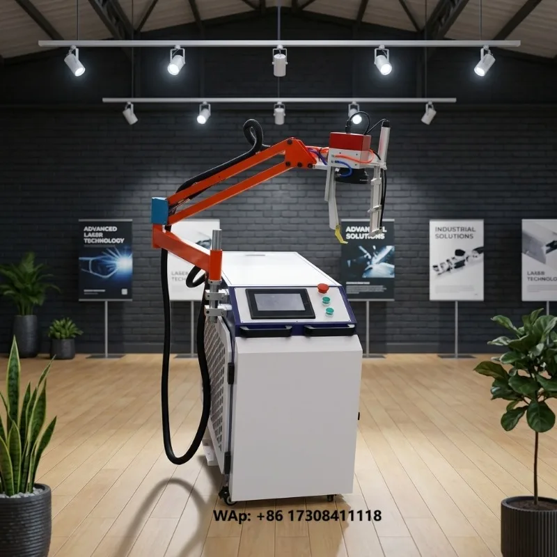 2000W Handheld Fiber  Welder Nickel Sheet  Welding Machine for Lithium Ion Battery Pack Assembly