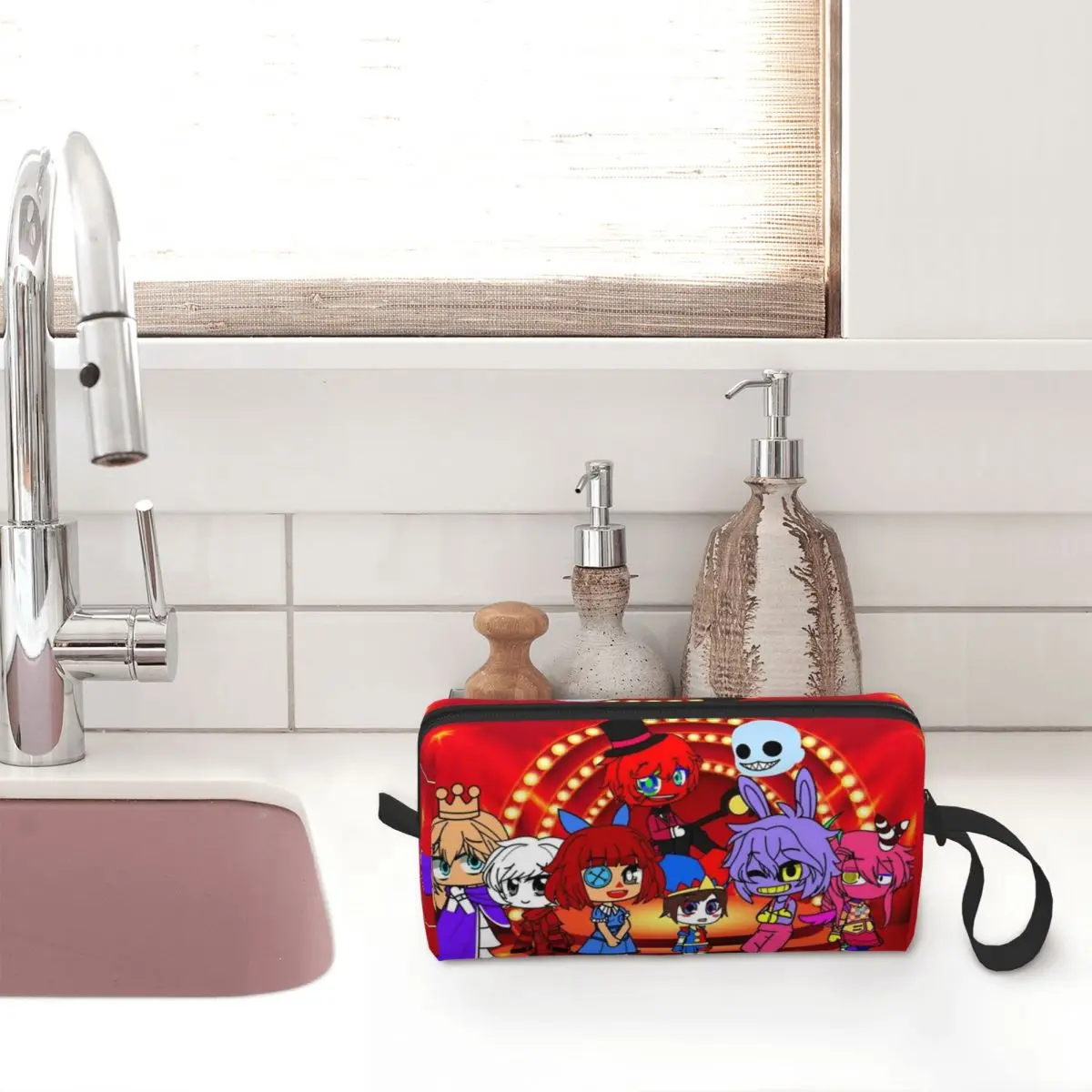 The Amazing Digital Circus (2) Cosmetic Bag Women Makeup Bags Travel Waterproof Toiletry Bag Organizer Pouch