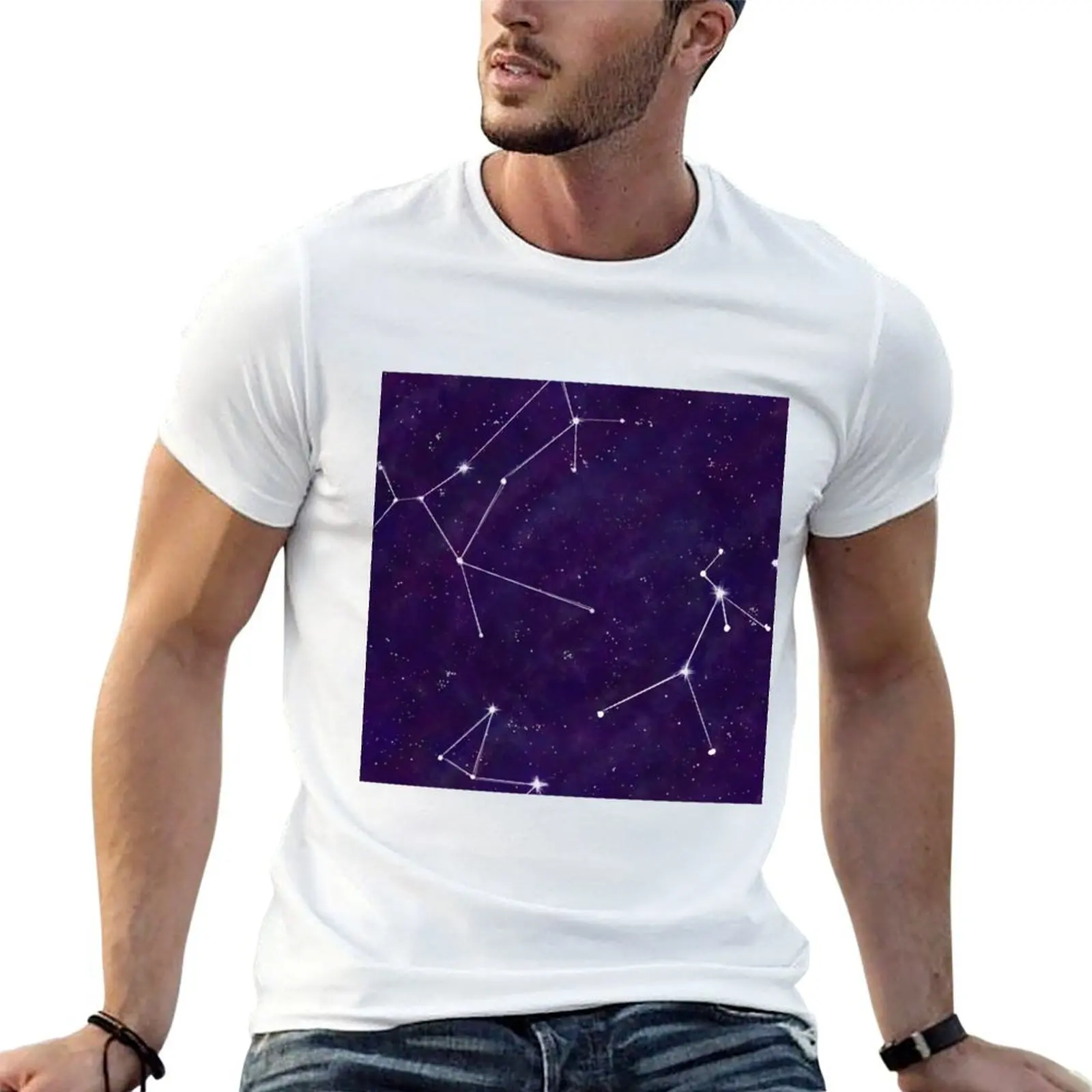 Canis Constellation T-Shirt quick drying graphic t shirt vintage mens clothing