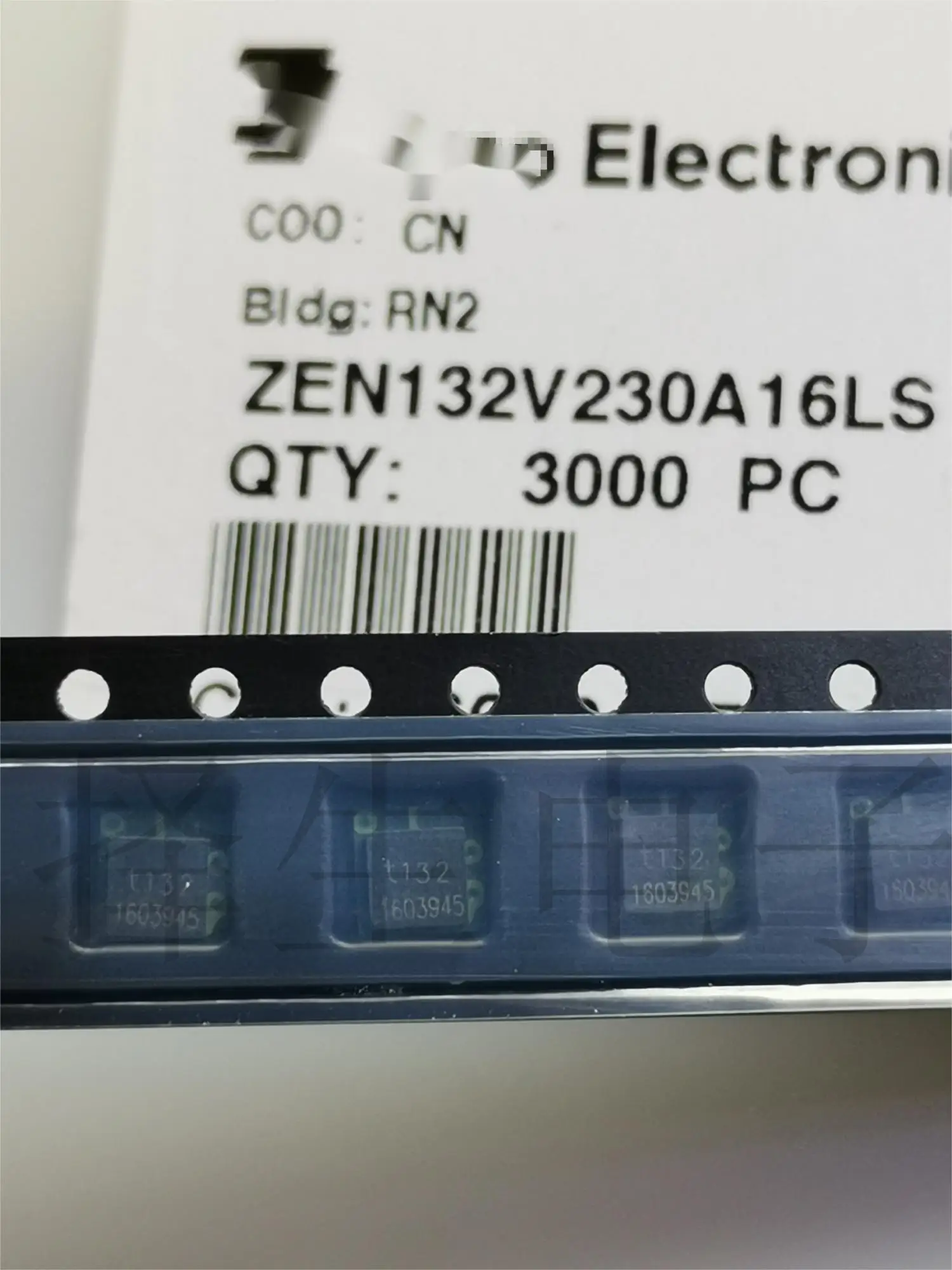 

5PCS/LOT ZEN132V230A16LS RF1496-000 Imported zener diode 4x4x1.2mm 13.4V 0.04W 2.3A PolyZen DEVICES can supply a full range.