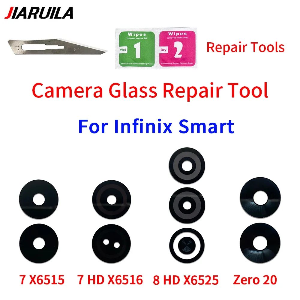 Camera Glass Lens Back Rear Camera Glass Lens For Infinix Smart 7 8 HD X6516 X6515 Zero 20