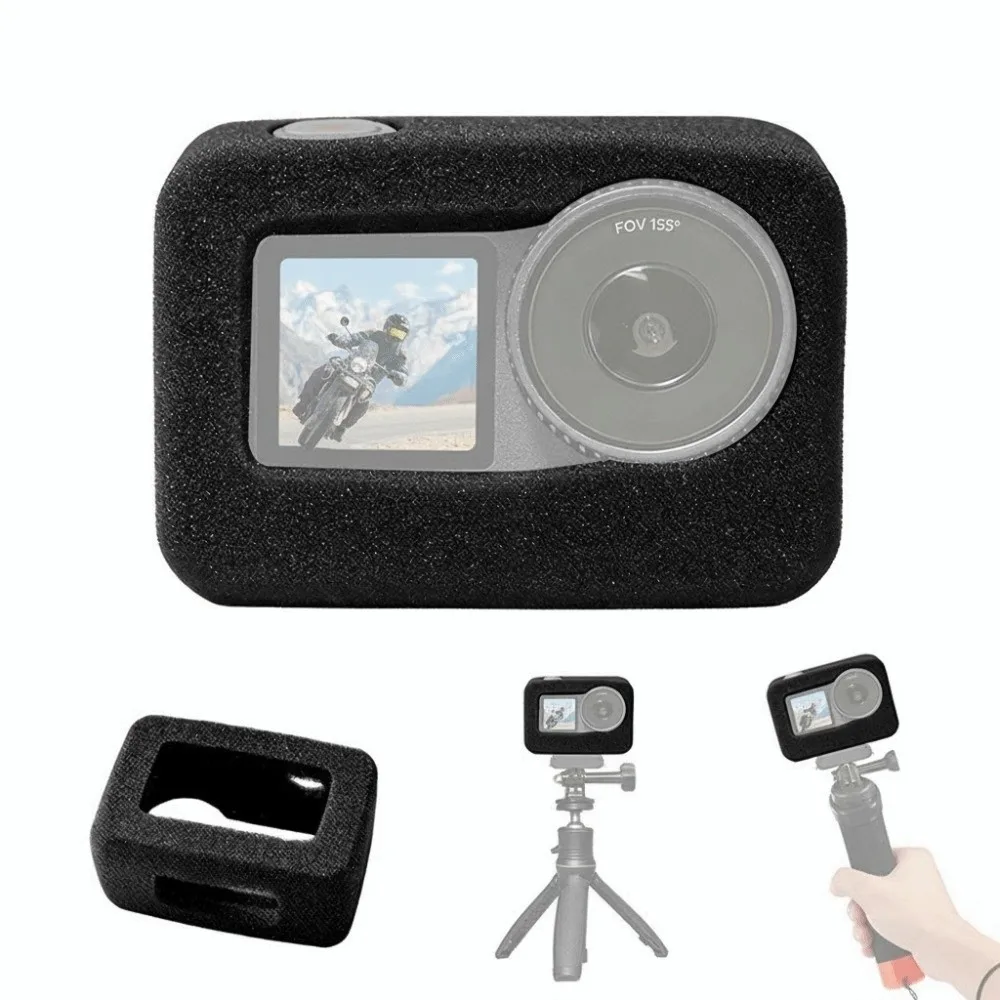 Sponge Windslayer Foam Housing Foam Soft Noise Reduction Sponge Protective Windscreen Case for DJI Osmo Action 6