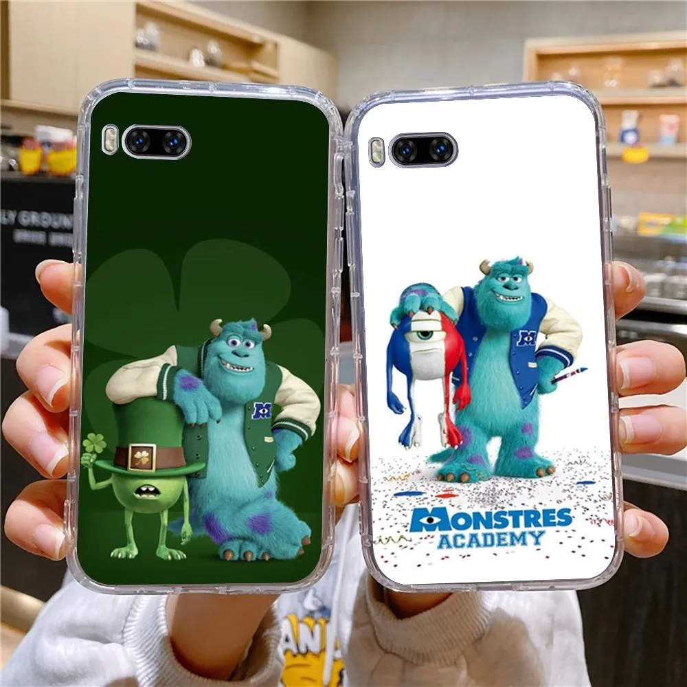 M-Monsters I-Inc Black Phone Case For Huawei Mate P10 P20 P30 P40 P50 Smart Z Honor 50 60 70 Pro Lite Transparent Case