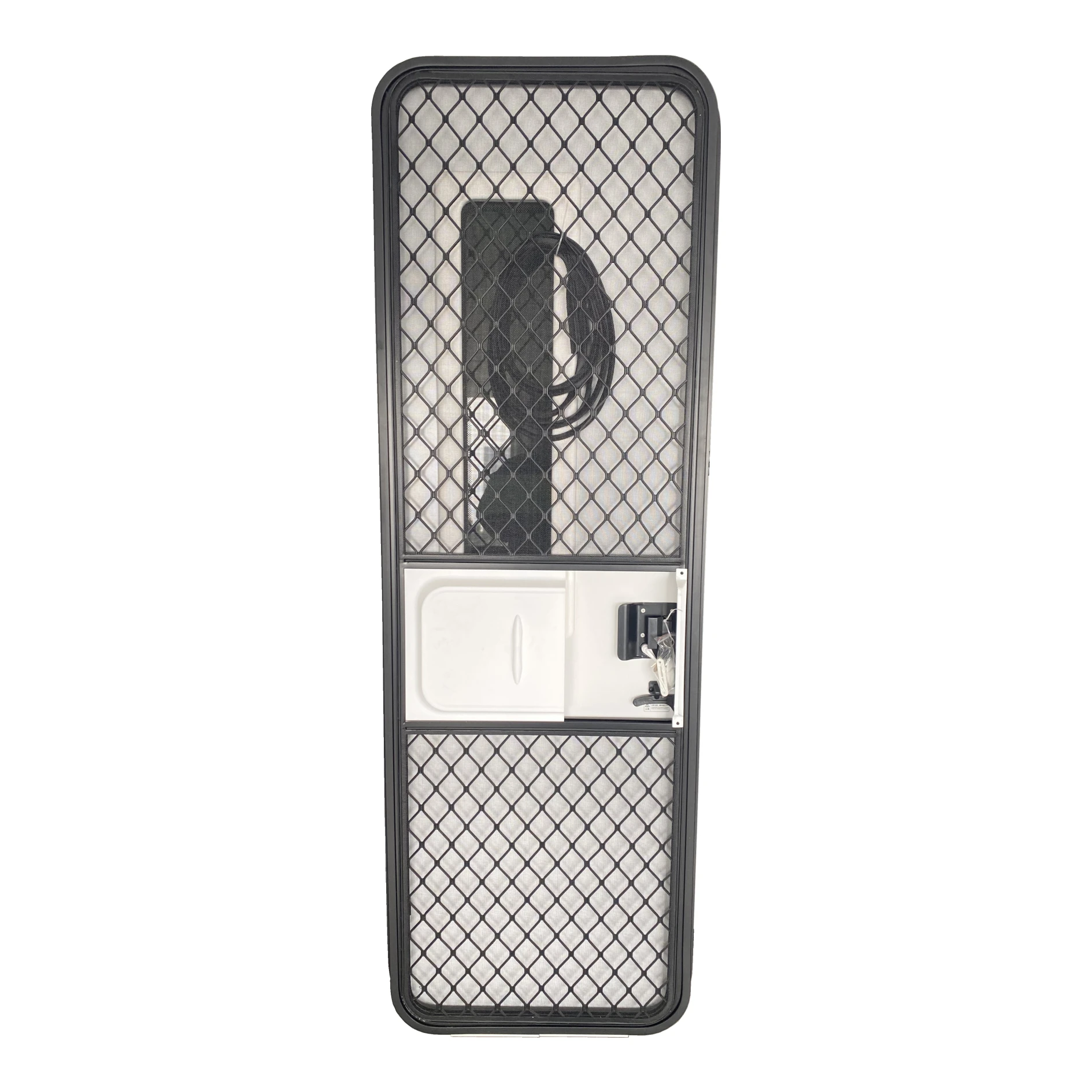 2025 المبيعات الساخنة باب دخول مقطورة قافلة RV مع شاشة وقفل |   الزجاج المقسى |   الأختام المطاطية