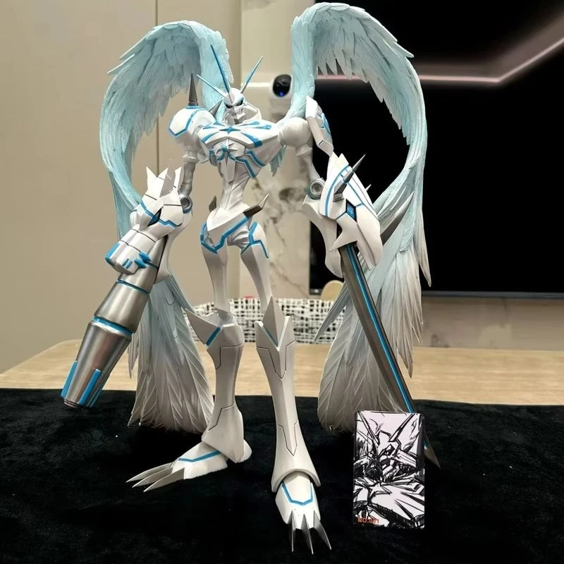 

Фигурка Digimon Adventure Omicamon 21 см-аниме-модель игрушки, коллекционное украшение для стола для детей, подарок, форма сострадания Gk