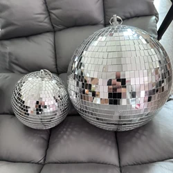 Mirror Disco Ball Decor Hanging Disco Home Decor Rotating Glass Ball Party Decoration Bar Reflection Disco Ball Party Decor