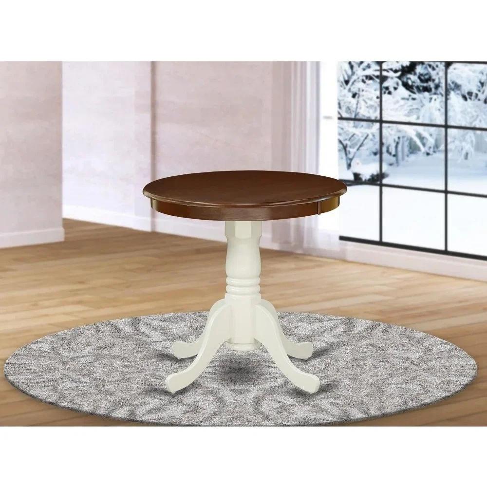 Table - a Round Dining Table Top with Pedestal Base, 30x30 Inch