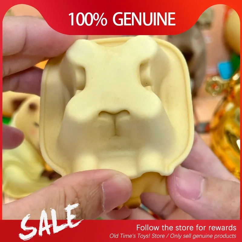 Подлинная Капибара «Удача Моай», серия «Маленькая свинья», слепая коробка, милые куклы, модель рабочего стола, креативная детская игрушка, украшение, коллекционные подарки