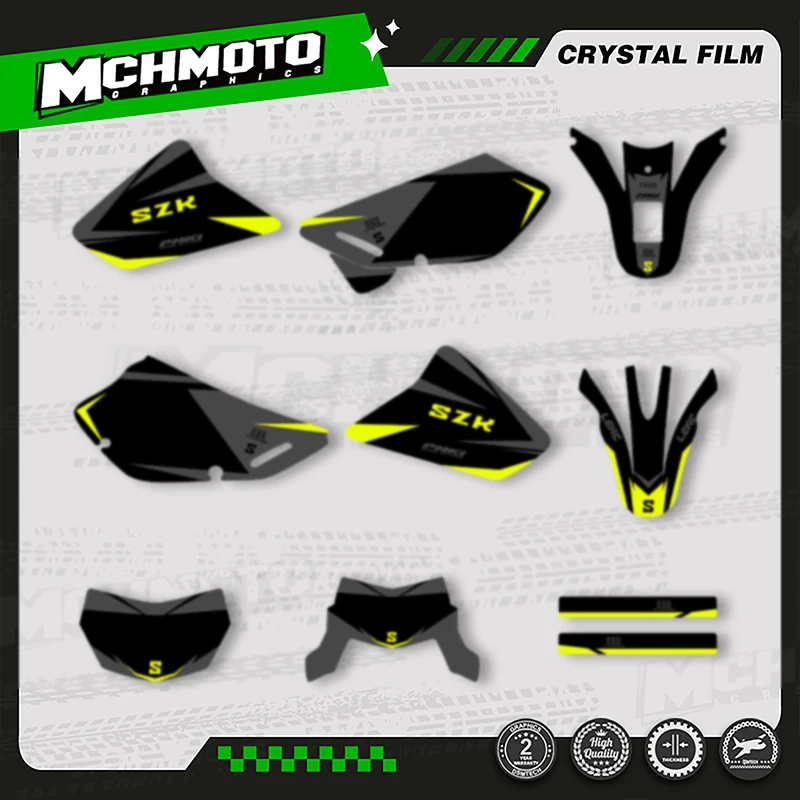 

MCHMFG For SUZUKI DR650 1996 1997 1998 1999 2000 2001-2021 MOTOR Full Motorcycle Graphics Decals Stickers Number Name Custom