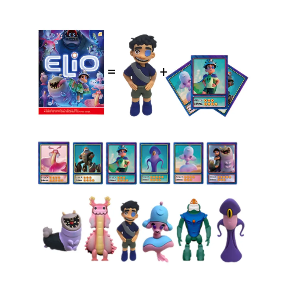 أنيمي 24 قطعة صندوق أعمى عشوائي مفوض الأرض الكرتون عمل الشكل البلاستيكية نموذج سطح المكتب الحلي ألعاب أطفال هدية عيد