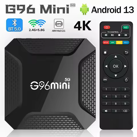 Android 13.0 Smart TV Box Ultra HD 4K G96 Mini RK3228 2GB16GB BT5.0 2.4G&amp;5G Doual Wifi Multi Language Media Player Set Top Box