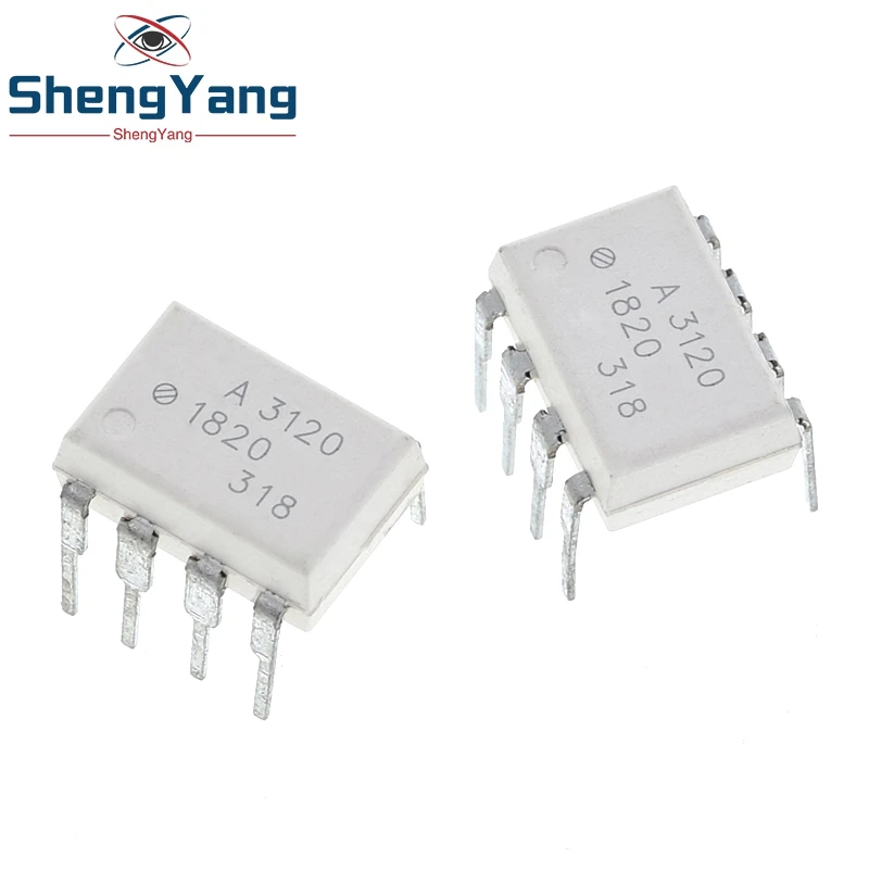 TZT 10PCS HCPL3120 DIP8 HCPL-3120 DIP A3120 A 3120 DIP-8