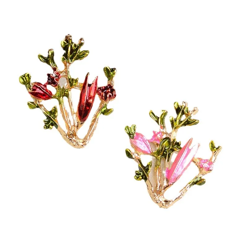 100 pieces set of new headgear DIY hair accessories with flowers and thinly coated leaves in stock