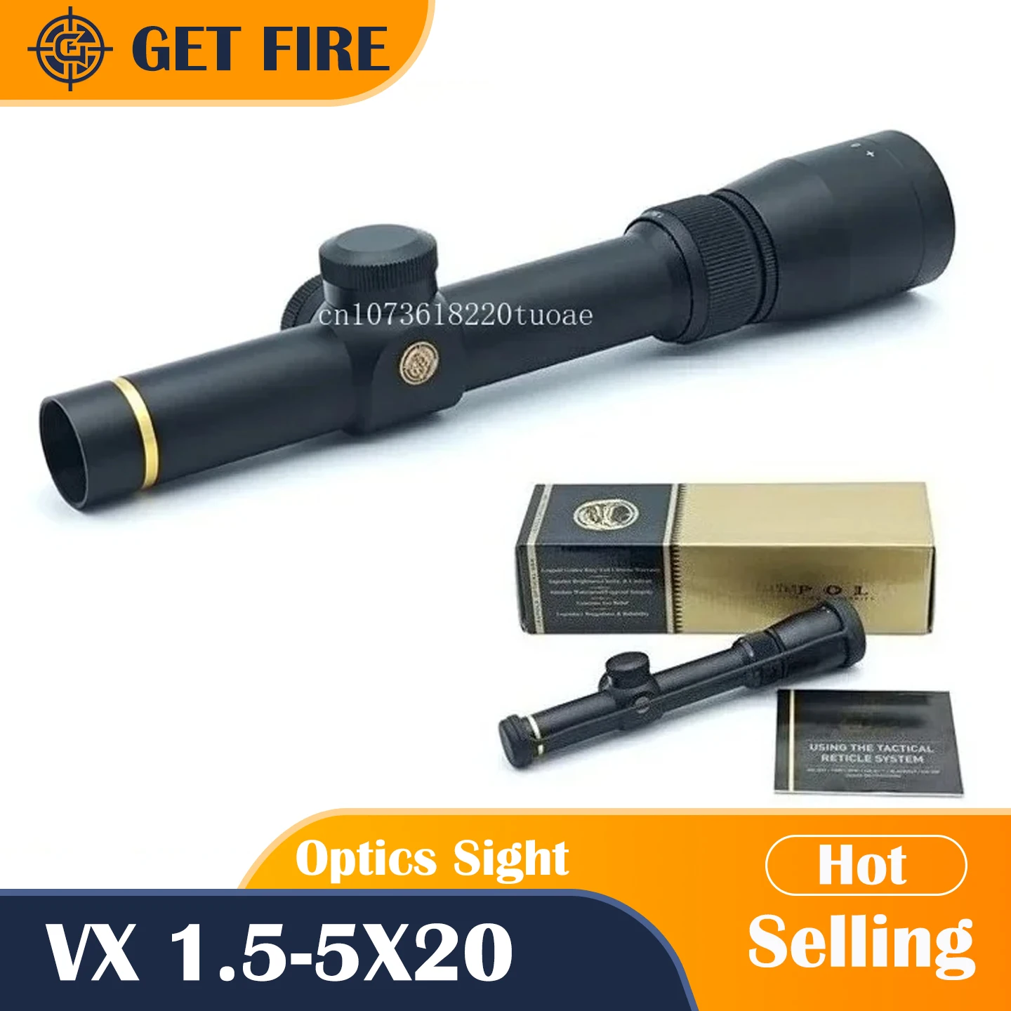 

VX Tactical 1.5-5X20 mm Optics Duplex Mil-dot Reticle Rifle Scope Hunting Sight HD Aseismatic Single Barrel Riflescopes
