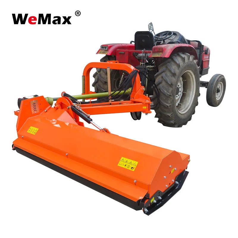 Side-Shift Hydraulic Arm With Hammer Blade Flail Mower