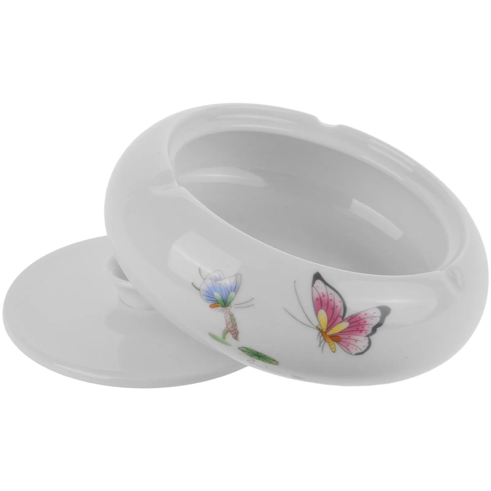 Exquisite Ceramic Ink Dish Plate Retro Style Calligraphy Supply Ink Container for Chinese Painting Calligraphers Desktop