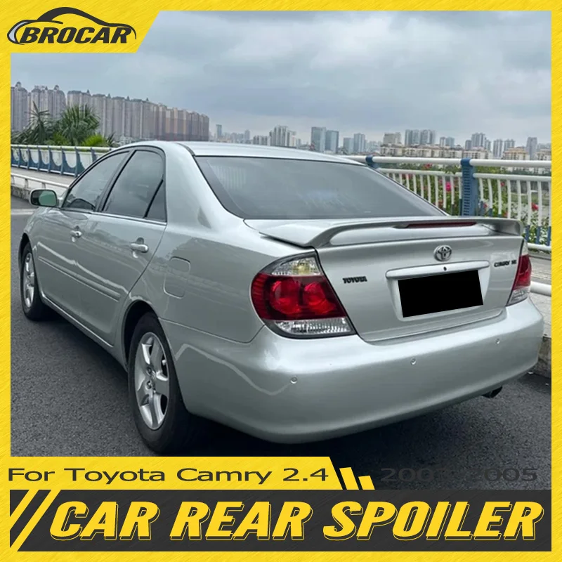 For 1997--2005 Toyota Camry 2.4 GEN 4 Gen 5 with LED Lights High Quality ABS Plastic Gloss Black Spoiler Trunk Boot Wing Spoiler