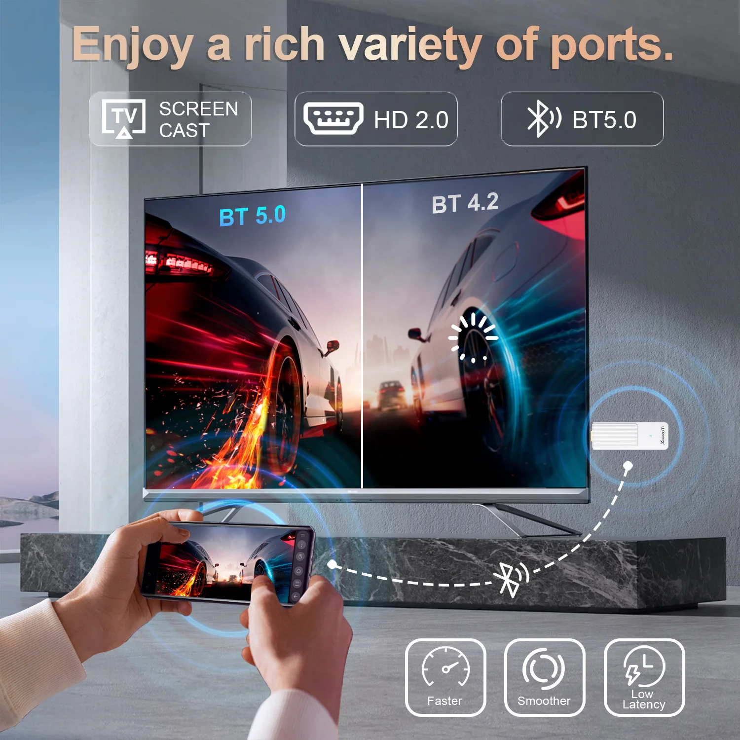 Nuovo X88 Android TV Stick 4K Rockchip RK3518 Android 14.0 Lettore multimediale WIFI6 BT5.0 Telecomando vocale Netflix Google Smart TV