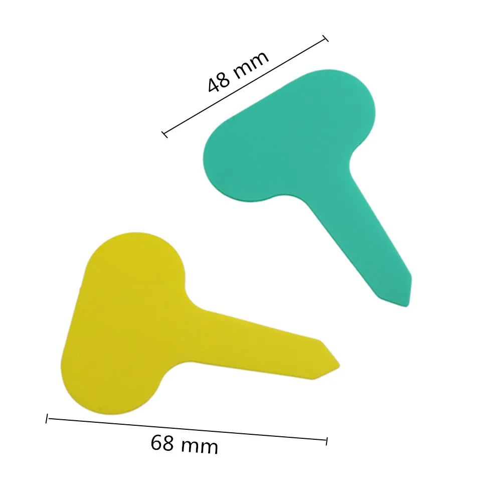 Etiquetas de clasificación de plantas para jardín, 50 piezas, placa de escritura de plástico, placa de enchufe, tarjeta colorida