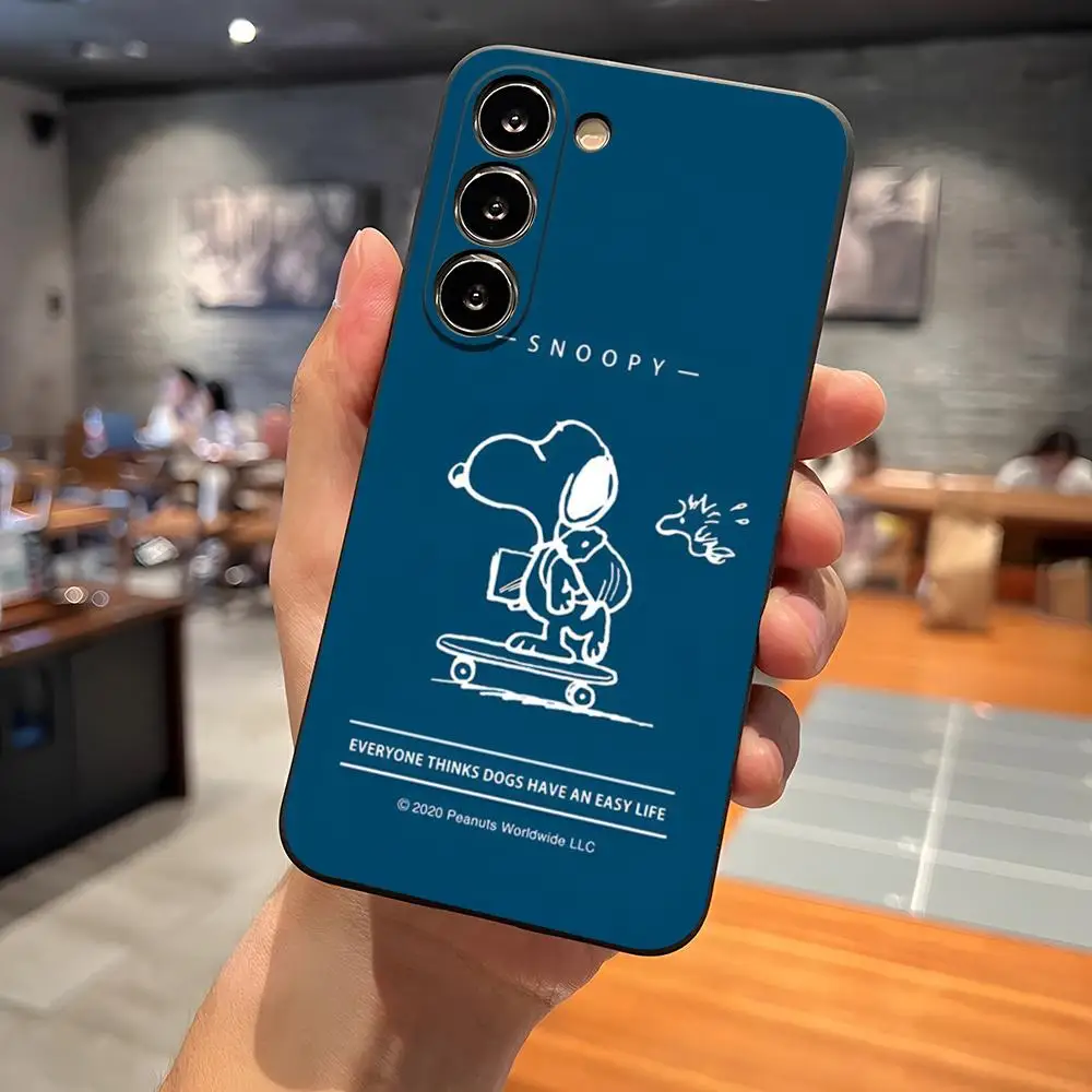 Cute S-Snoopys Phone Case For Samsung S26 S24 Ultra S25 S23 Fe S22 S21 Plus A57 A54 A37 A17 A53 A16 Back Cover view 6