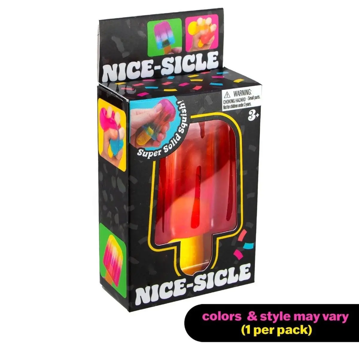 2026 Gradient Popsicle Squishy Toy, Translucent Ice Cream Squeeze Stress Relief Fidget Toy, Soft Stretchy Sensory Toy for ADHD