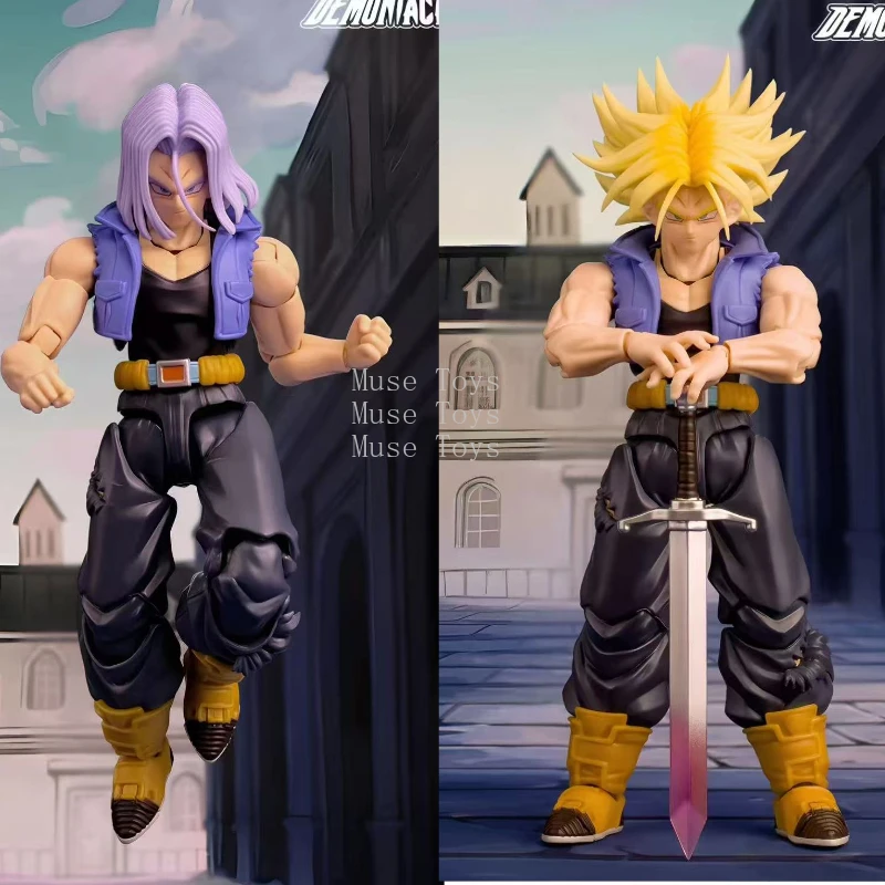 

Demoniacal Fit Dragon Ball Z Shf Super Saiyan Action Figure Trunks The Boy From The Future Son of Tomorrow Figures Toys Gifts