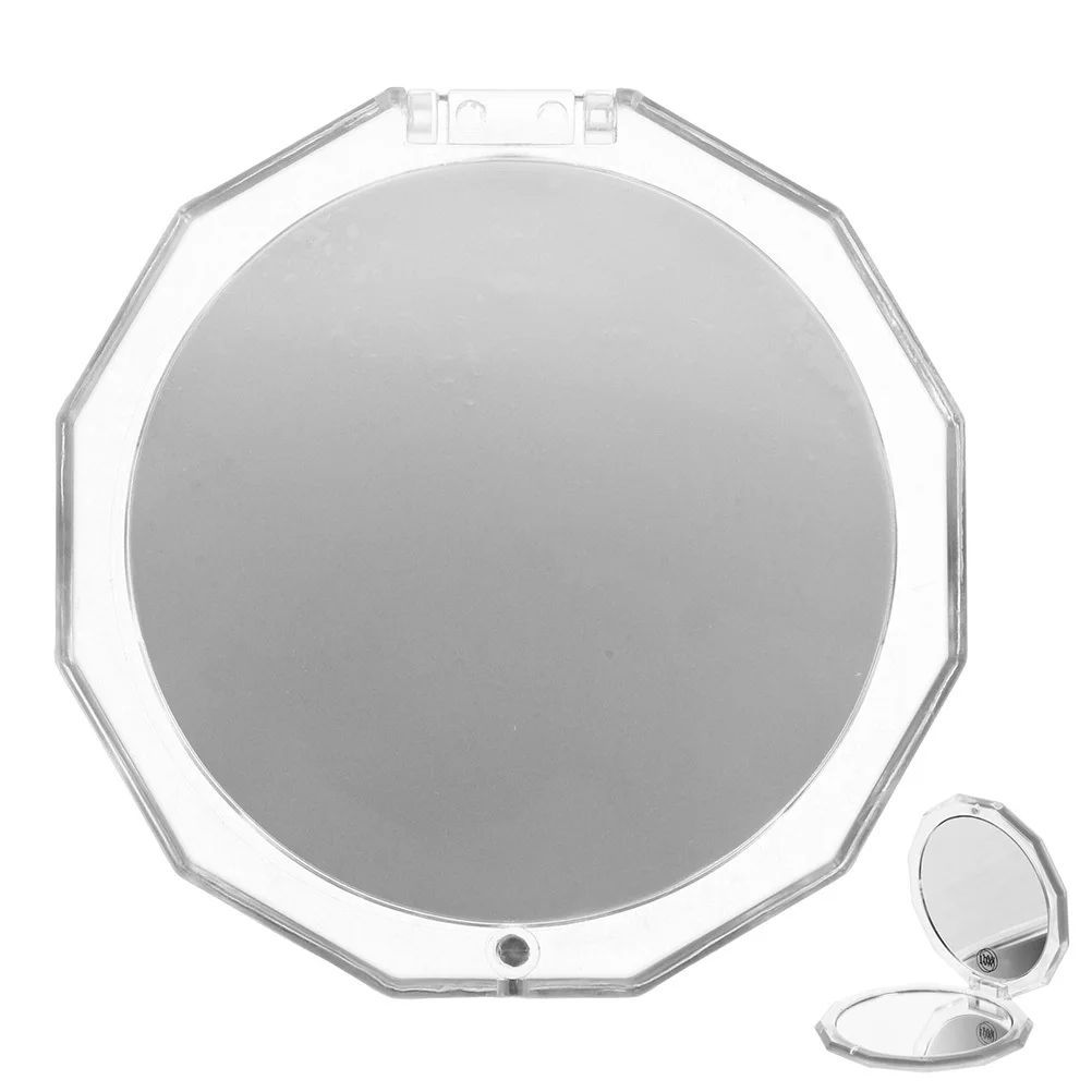 Small Compact Mirror Foldable Makeup Mirror Fine Workmanship Smooth Finish for Women Girls Gift Idea Portable Use