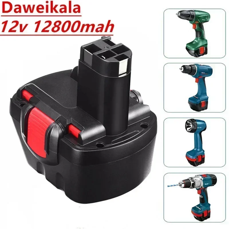 New for Bosch 12V 12800mAh PSR Rechargeable battery 12V 12.8Ah AHS GSB GSR 12 VE-2 BAT043 BAT045 BAT046 BAT049 BAT120 BAT139