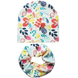 new cotton hat for girls toddlers cap scarf set hat for boys outdoor baby hat cap spring autumn beanies hats for kids