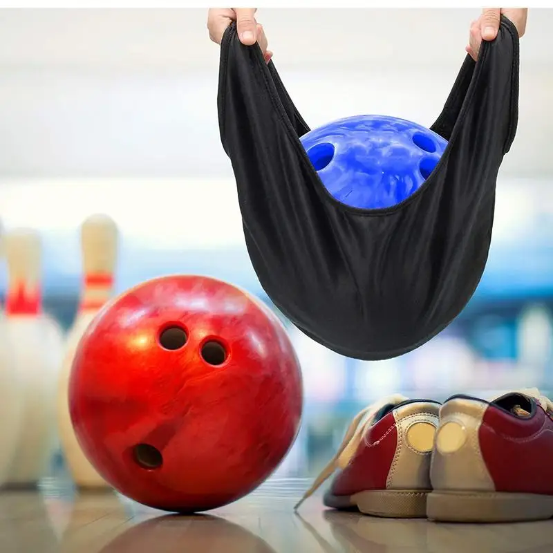 Bowling Ball Cleaning Towel Microfiber Bowling Ball Polisher Cleaner Bowling Ball Wiping-Bag Wiping Cloth Bowling Accessory