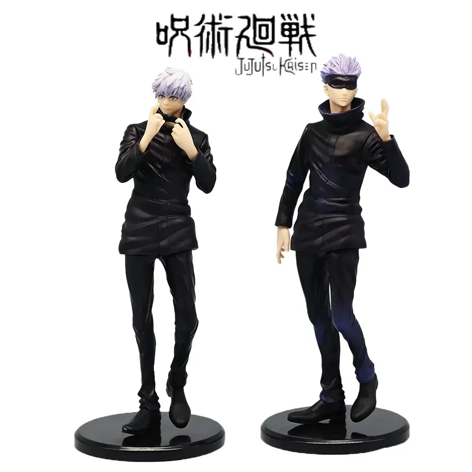 19cm Jujutsu Kaisen Anime-Figur Gojo Satoru Anime-Statue PVC-Actionfigur Sammlermodell Spielzeug Kinderdekoration Puppe