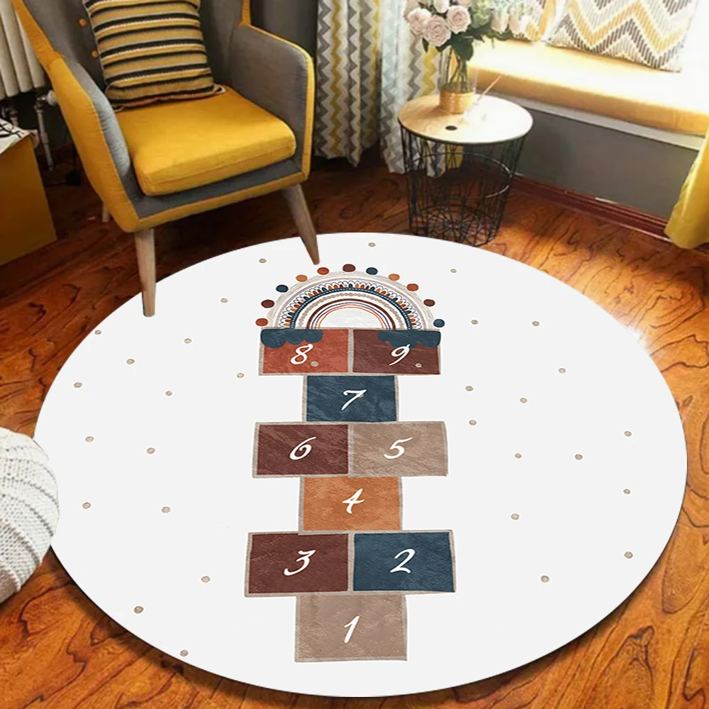 Decorative Educational Soft Floor Carpet for Children Interactive Play Space Home Living Room Decor