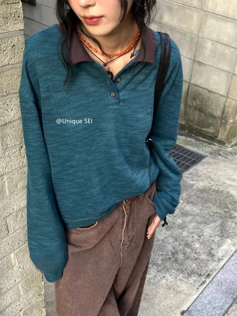 

ZHISILAO New Pullover Sweater Women Casual Solid Loose Knitted Sweater Autumn Winter Tops 2025