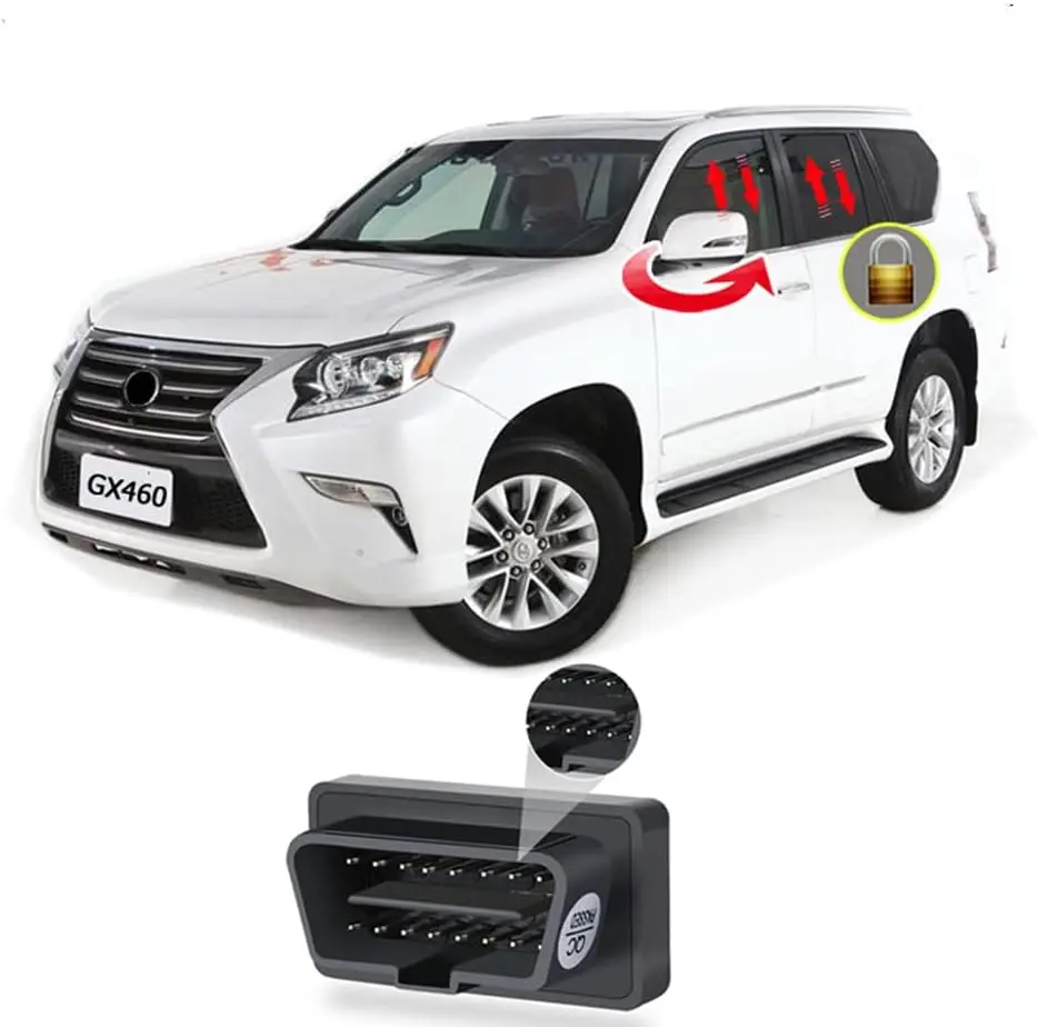 

OBD GX460 Remote Car Auto Window Lift Close Open Side Mirror Folding Unfold Door Speed Lock Module For Lexus GX460 Accessories
