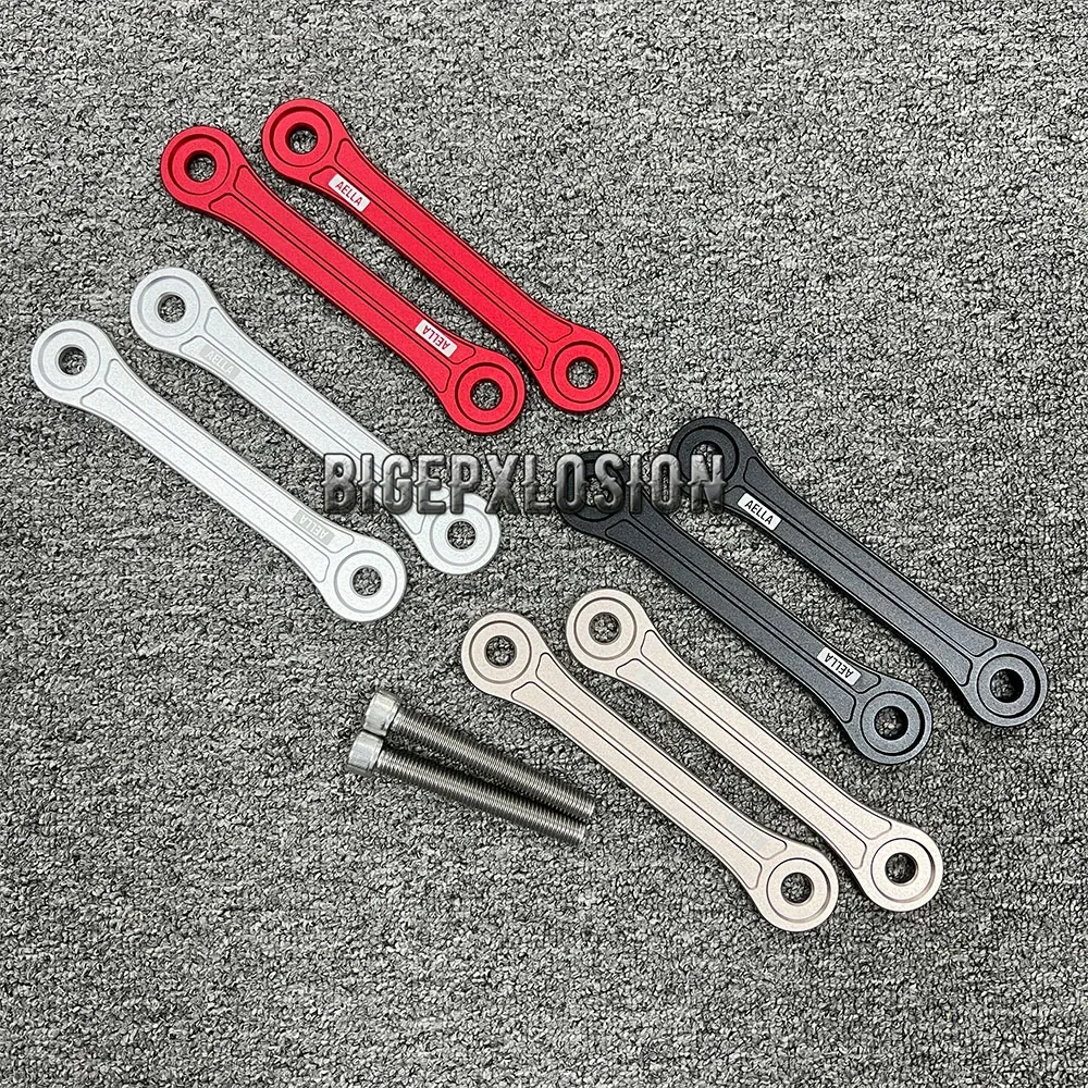 New V4S Motorcycle Lowering Links Kit For DUCATI Panigale V4 V4S StreetFighter V4 V4S Rear Arm Suspension Cushion Drop Link